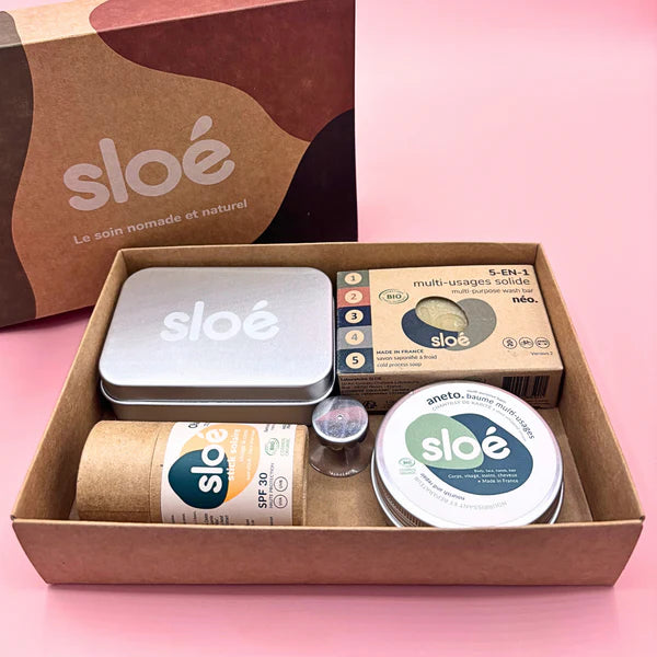 Coffret Van '25' – Kit hygiène nomade – Sloé