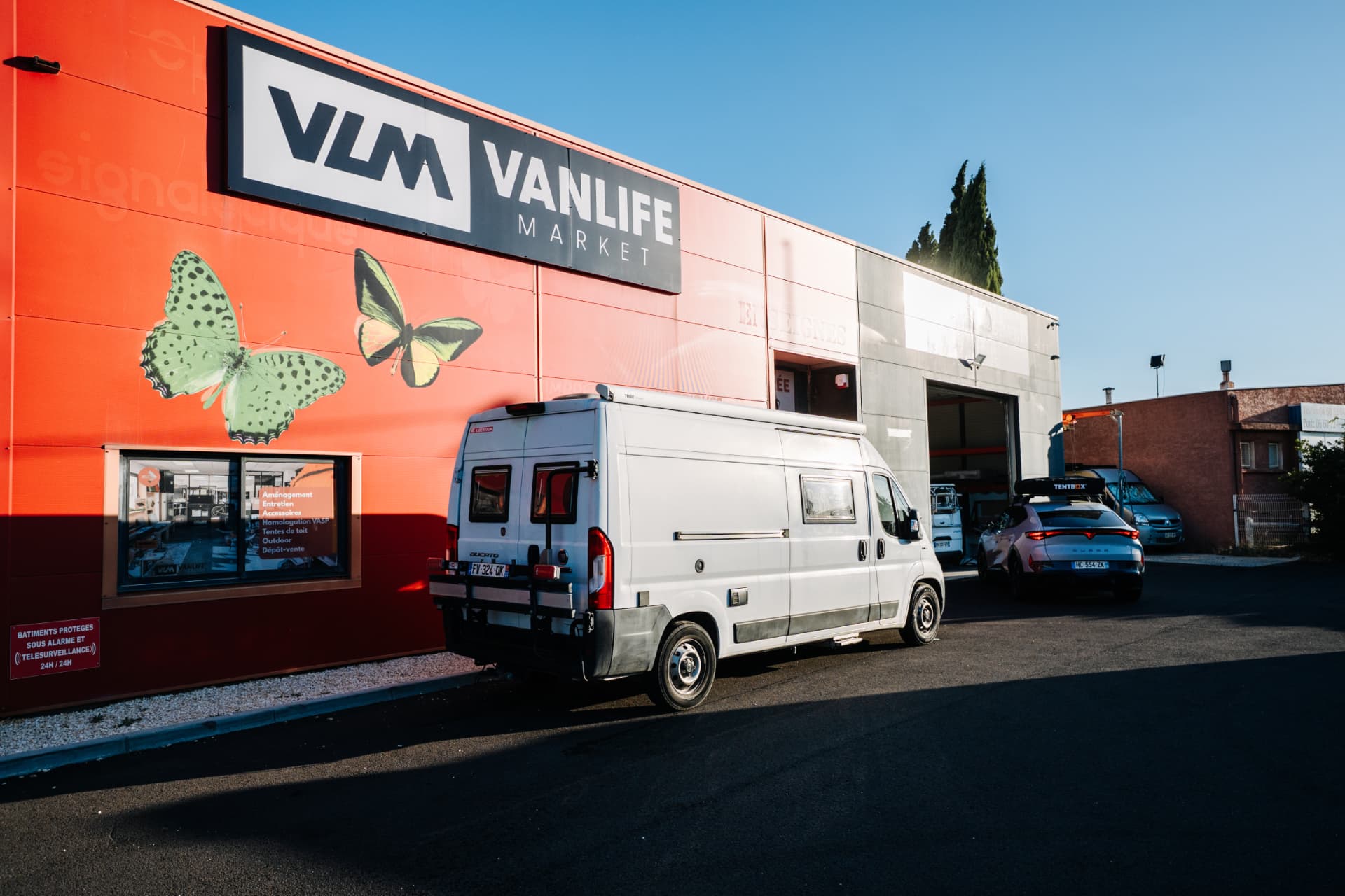 Fiat Ducato L3H2 — vue arrière avec porte-vélos