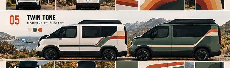 Covering Twin Tone sur Kia PV5 — visuel conceptuel