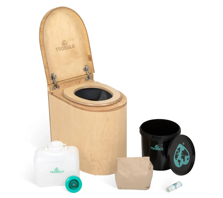 Toilette sèche Trobolo LunaBlœm – Élégante, sans odeur, idéale pour intérieur et extérieur