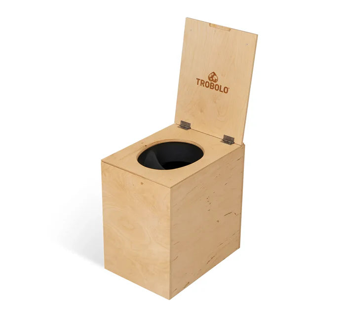 Toilette sèche Trobolo TeraBlœm Lite - Toilette fixe sans odeur pour van, tiny house et cabane