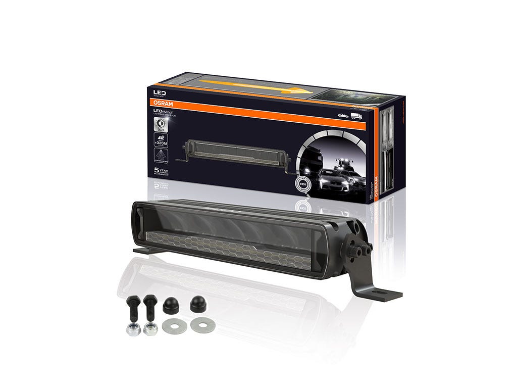 Barre lumineuse à LED 12 MX250-CB / 12V/24V / Faisceau combiné et kit de montage - de  Front Runner"